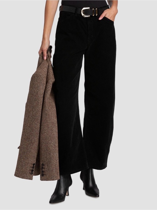 NILI LOTAN Pants - NEW NILI LOTAN Tribeca Corduroy Pant in Jet Black, Size 2